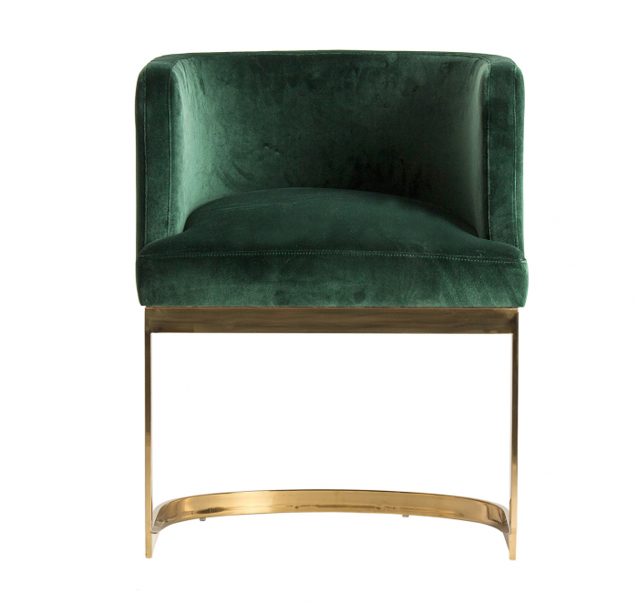 Scaun catifea verde contemporan|Scaune moderne de calitate [2]