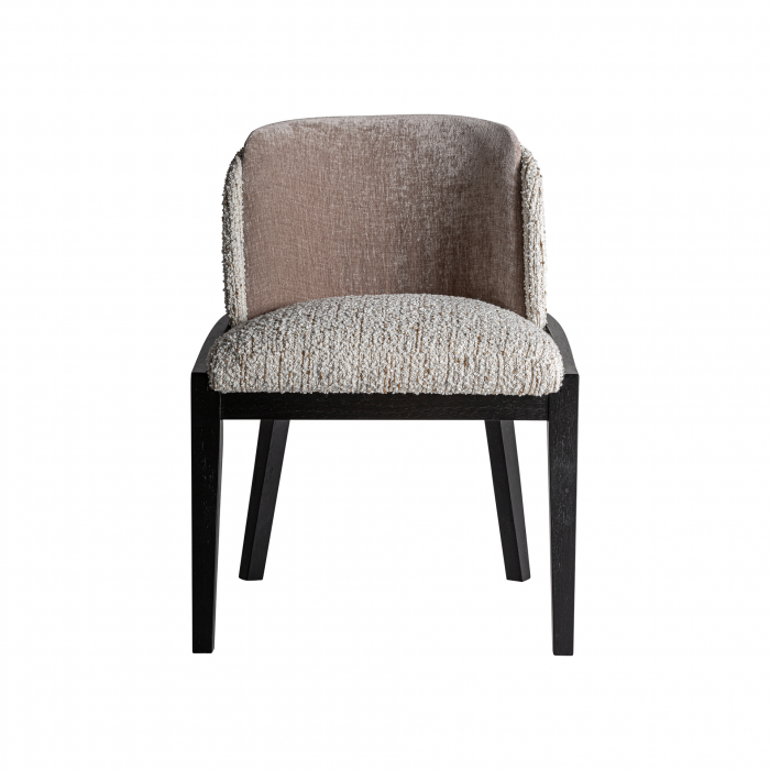 Scaun Art Deco cauciuc poliester negru maro|Scaune elegante [2]