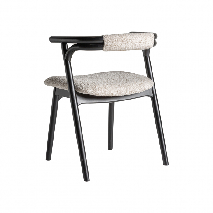Scaun Art Deco lemn fag alb-negru|Scaune dining luxoase [4]