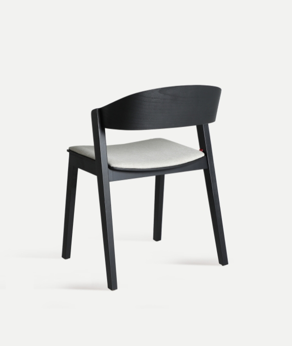 Scaun BORKEN lemn fag negru – titlu imagine principală [2]