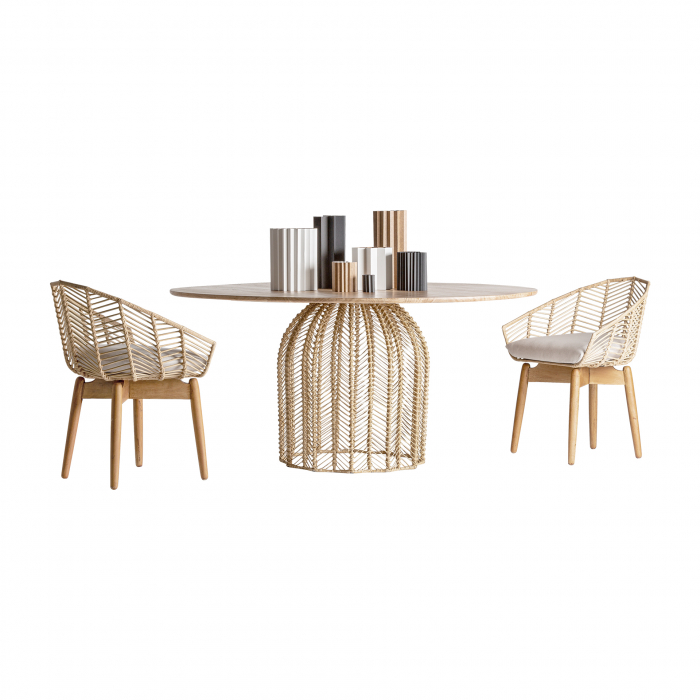 Scaun scandinav mahon ratan|Scaune confortabile [8]
