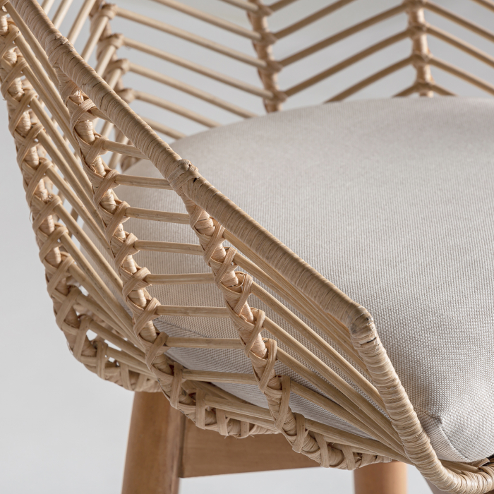 Scaun scandinav mahon ratan|Scaune confortabile [5]