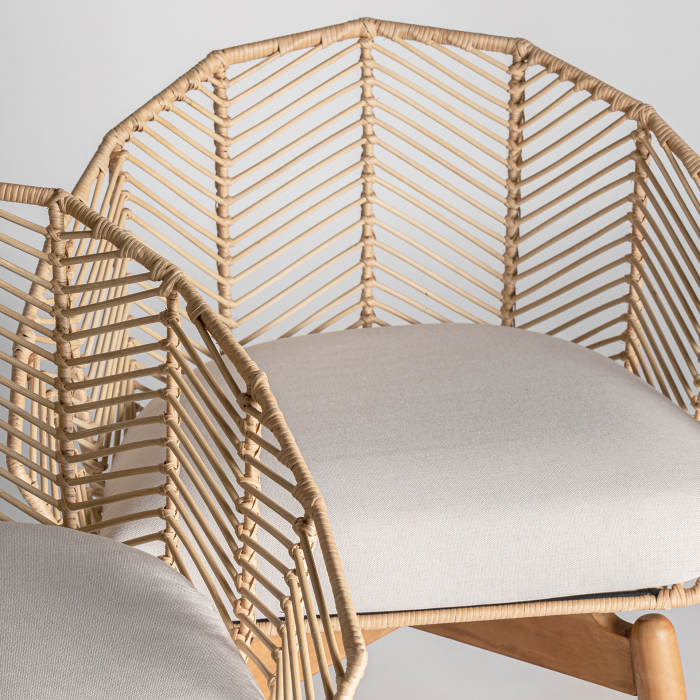 Scaun scandinav mahon ratan|Scaune confortabile [7]