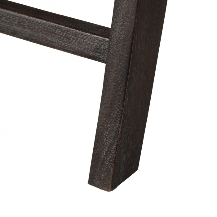 Scaun mahon si ratan negru pentru decor exotic|Scaune elegante cu design natural si contrast rafinat [11]