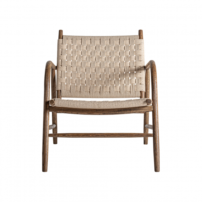 Scaun boho lemn stejar si franghie|Scaune relaxate autentice [2]