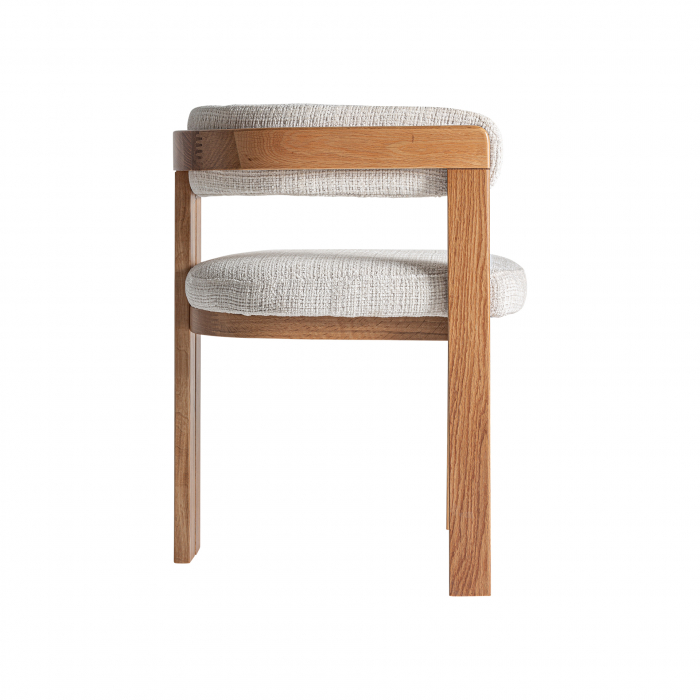 Scaun colonial lemn stejar si poliester|Scaune dining rafinate [3]