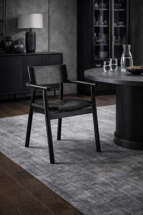 Scaun vintage stejar negru|Scaune cu caracter [5]