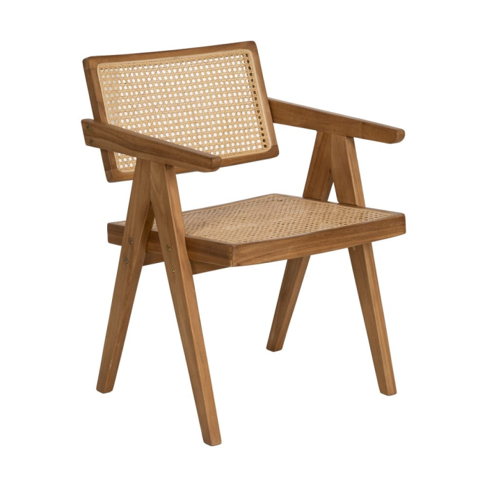 Scaun tec si ratan impletit pentru decor boho|Scaune artizanale din materiale naturale [2]