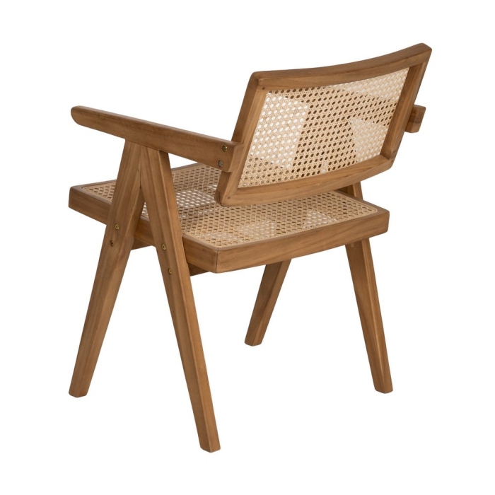 Scaun tec si ratan impletit pentru decor boho|Scaune artizanale din materiale naturale [4]