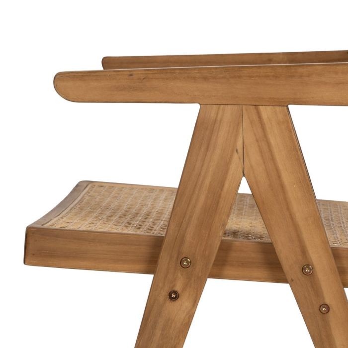 Scaun tec si ratan impletit pentru decor boho|Scaune artizanale din materiale naturale [7]