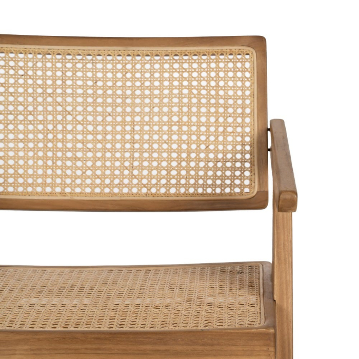 Scaun tec si ratan impletit pentru decor boho|Scaune artizanale din materiale naturale [5]