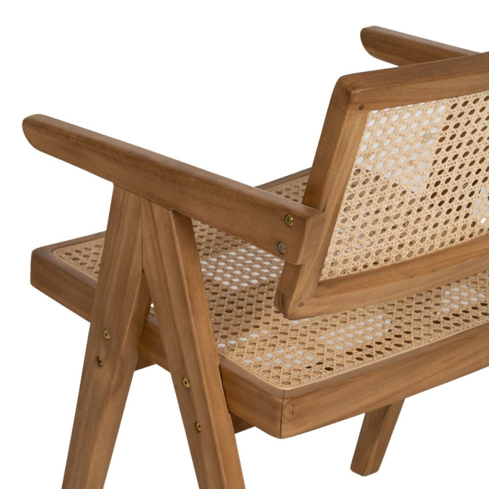 Scaun tec si ratan impletit pentru decor boho|Scaune artizanale din materiale naturale [11]
