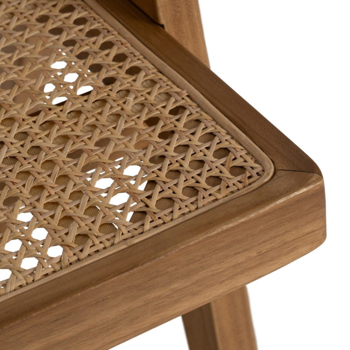 Scaun tec si ratan impletit pentru decor boho|Scaune artizanale din materiale naturale [9]