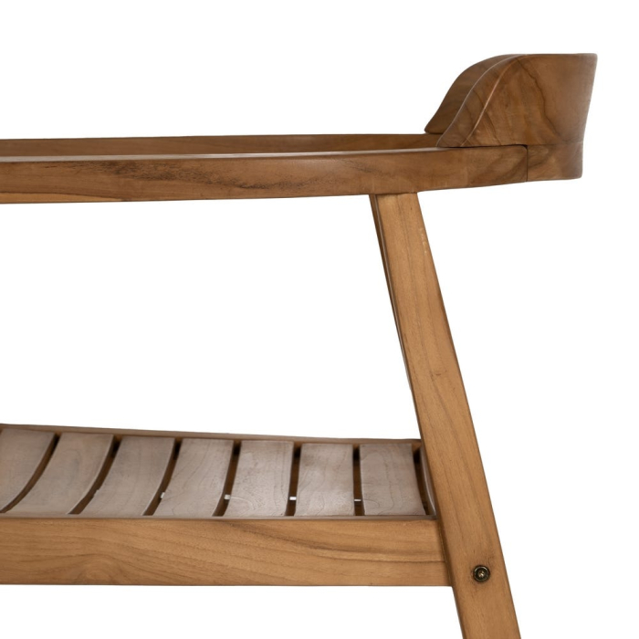 Scaun tec cu brate pentru decor scandinav|Scaune din lemn masiv pentru interioare naturale [7]