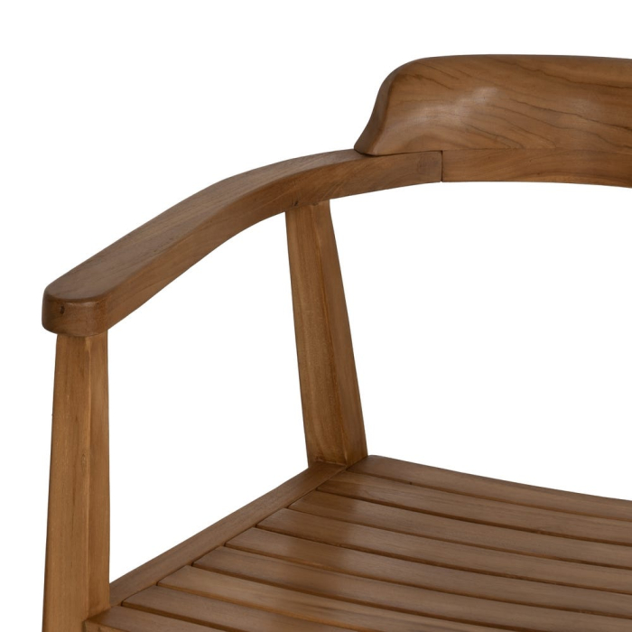Scaun tec cu brate pentru decor scandinav|Scaune din lemn masiv pentru interioare naturale [6]