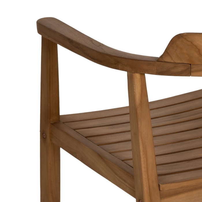 Scaun tec cu brate pentru decor scandinav|Scaune din lemn masiv pentru interioare naturale [11]