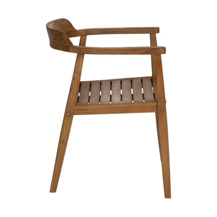 Scaun tec cu brate pentru decor scandinav|Scaune din lemn masiv pentru interioare naturale [3]