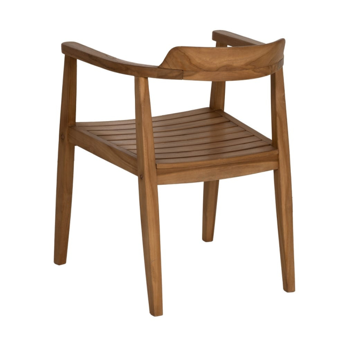 Scaun tec cu brate pentru decor scandinav|Scaune din lemn masiv pentru interioare naturale [4]