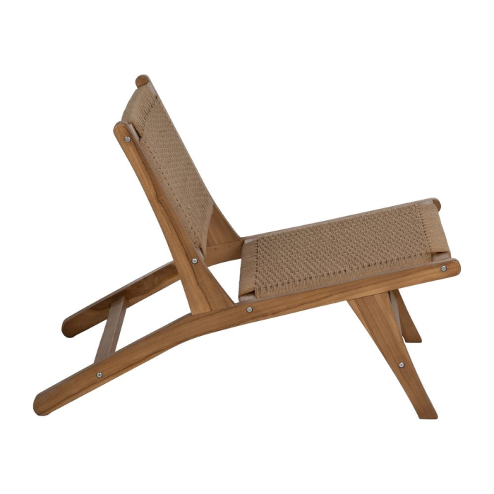 Scaun confortabil tec si plasa pentru decor natural|Scaune durabile din lemn pentru interioare relaxante [3]