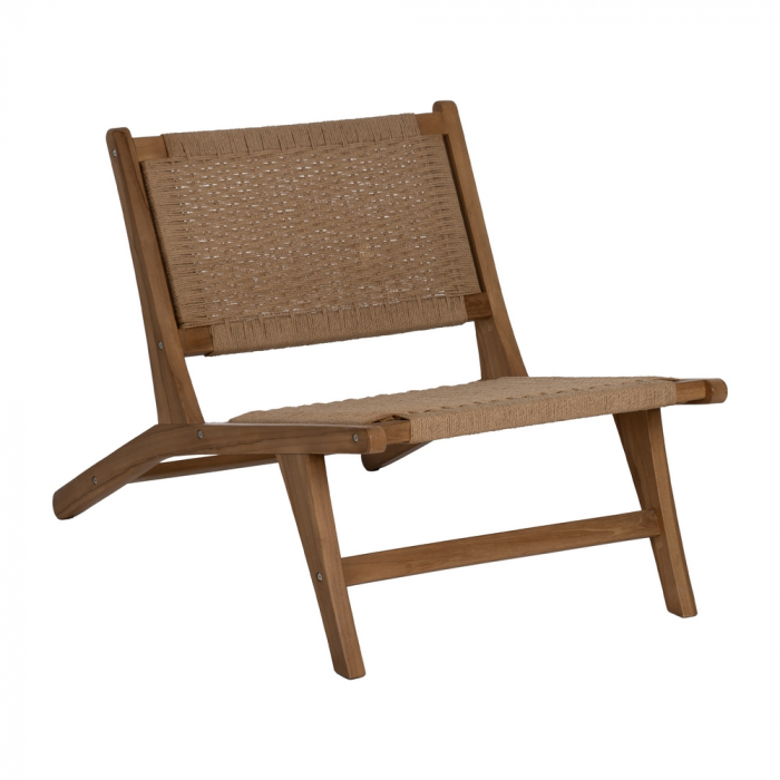 Scaun confortabil tec si plasa pentru decor natural|Scaune durabile din lemn pentru interioare relaxante [2]