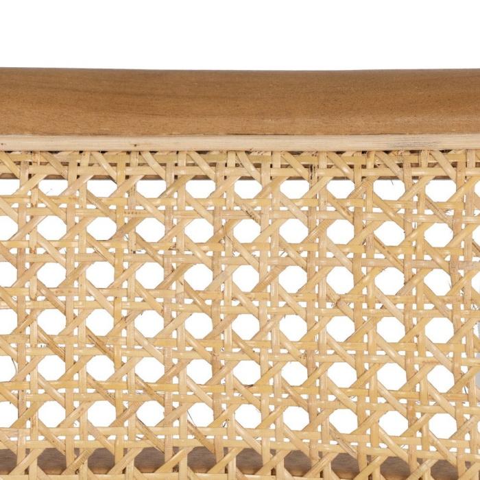Scaun tec si ratan simplu pentru decor modern|Scaune versatile pentru interioare naturale [10]