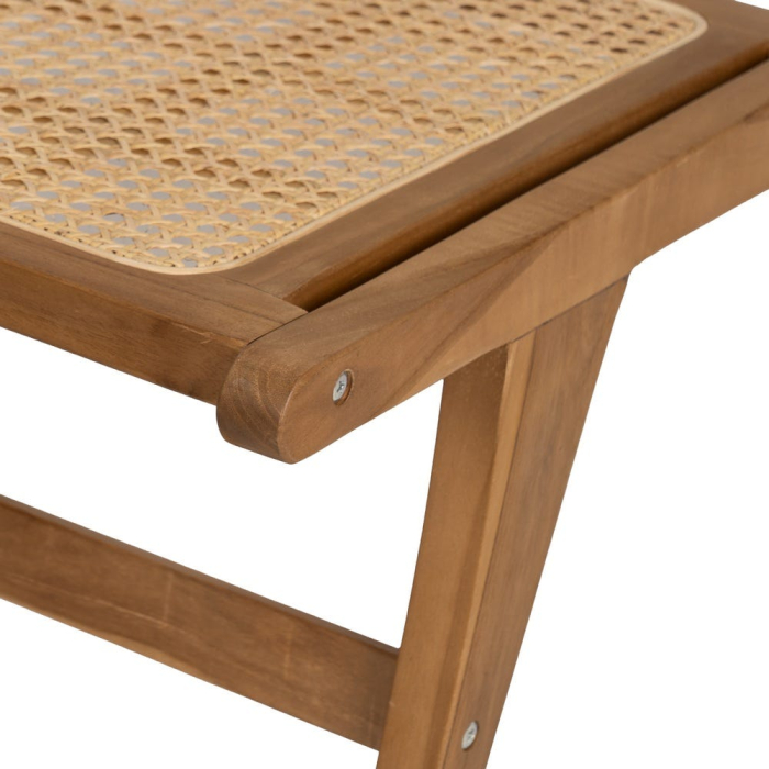 Scaun ratan si tec pentru decor autentic|Scaune naturale cu structura solida si texturi calde [8]