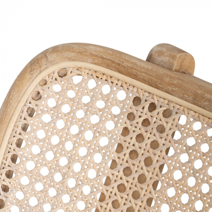 Scaun ratan si tec pentru decor japandi|Scaune cu inspiratie tropicala pentru interioare naturale [7]