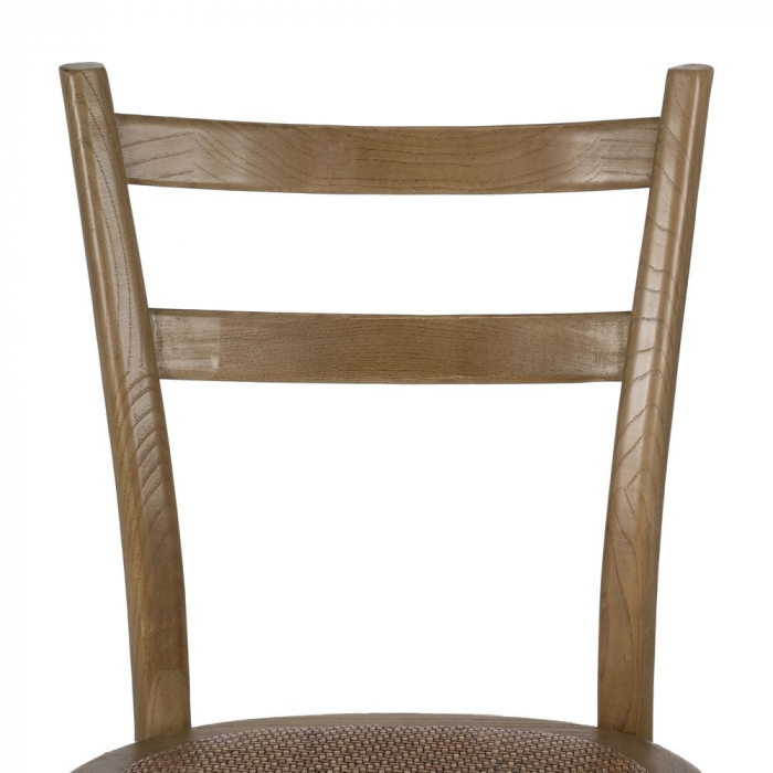 Scaun lemn ulm și șezut ratan natural – design rustic eco-chic [5]