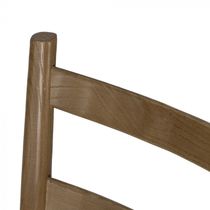 Scaun lemn ulm și șezut ratan natural – design rustic eco-chic [8]
