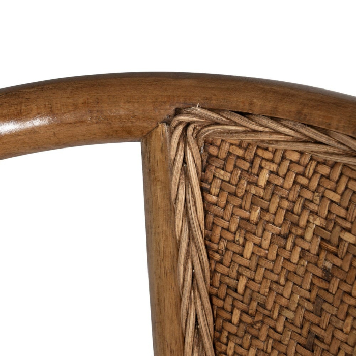 Scaun lemn fag si ratan culoarea mierii|Scaune naturale pentru interioare elegante [9]