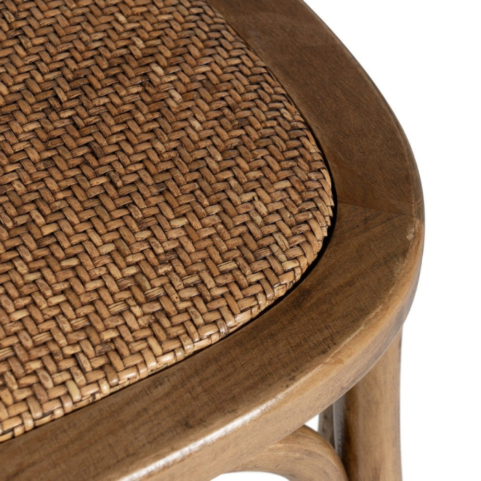 Scaun lemn fag si ratan culoarea mierii|Scaune naturale pentru interioare elegante [10]