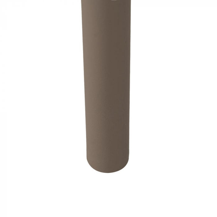 Scaun stivuibil taupe pentru exterior și interior, polipropilenă rezistentă UV, design modern [11]