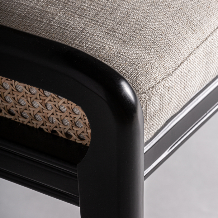 Scaun ratan crem colonial|Scaune dining exotice [5]