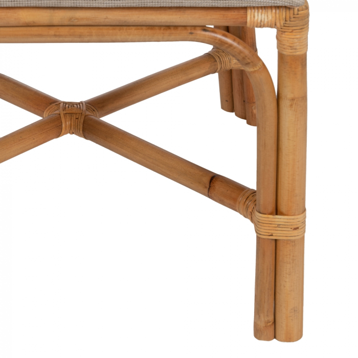 Scaun ergonomic din ratan CreativDeco - Mobilier confortabil pentru dining [8]