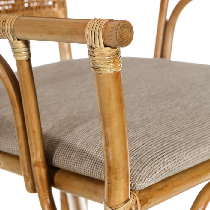 Scaun Natural Ratan CreativDeco - Mobilier Confortabil pentru Spatii de Dining [8]
