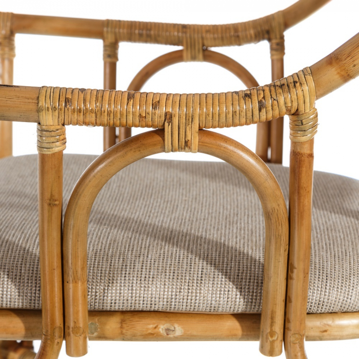 Scaun Natural Ratan CreativDeco - Mobilier Confortabil pentru Spatii de Dining [5]