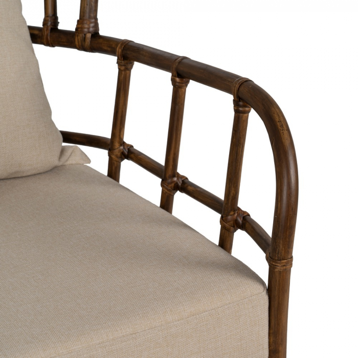 Scaun ratan mare cu perne confortabile|Scaune elegante pentru decor relaxat și rafinat [8]