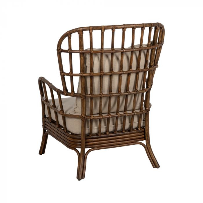 Scaun ratan mare cu perne confortabile|Scaune elegante pentru decor relaxat și rafinat [4]