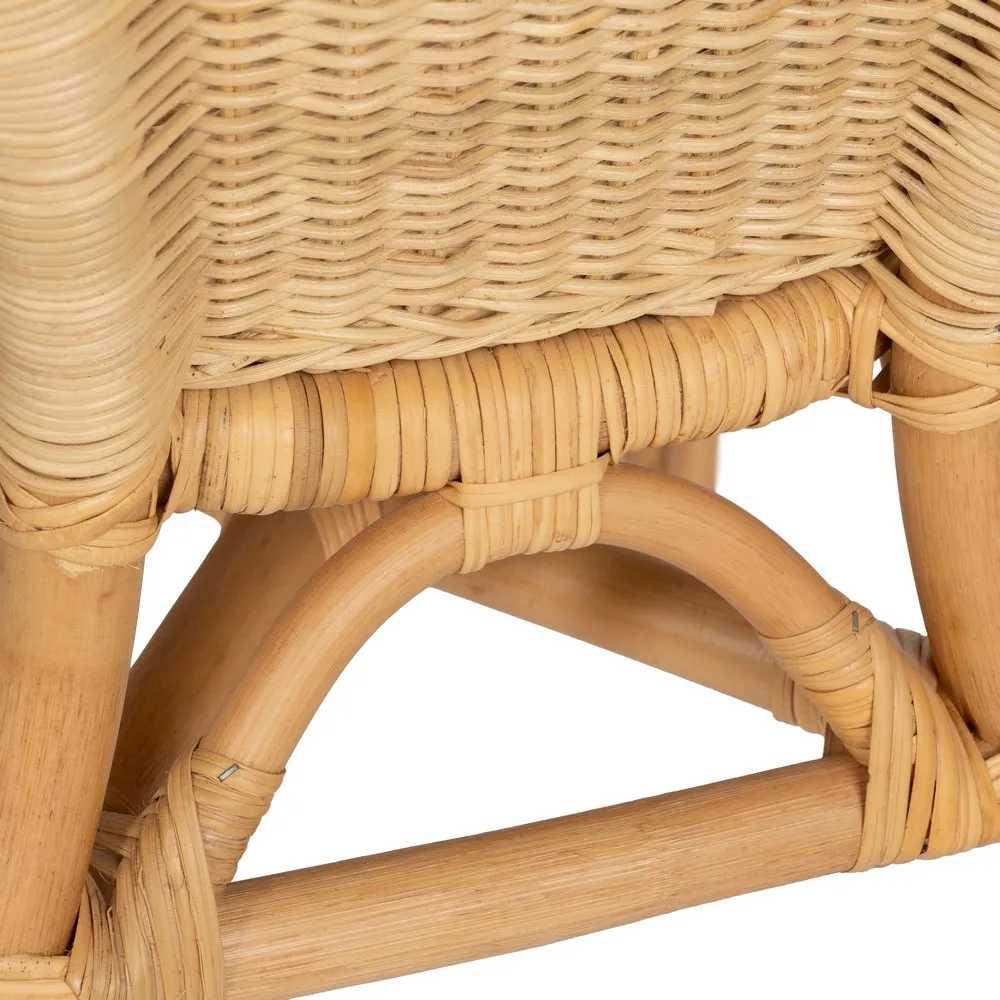 Scaun din ratan natural pentru decoruri rustice|Scaune din ratan pentru terase și grădini boeme [7]