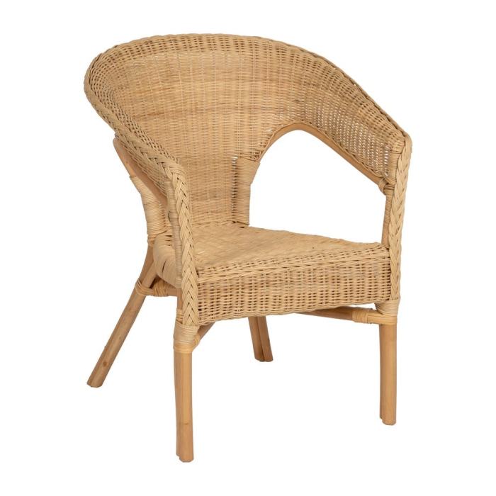 Scaun din ratan natural pentru decoruri rustice [3]