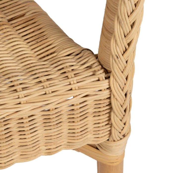 Scaun din ratan natural pentru decoruri rustice [10]