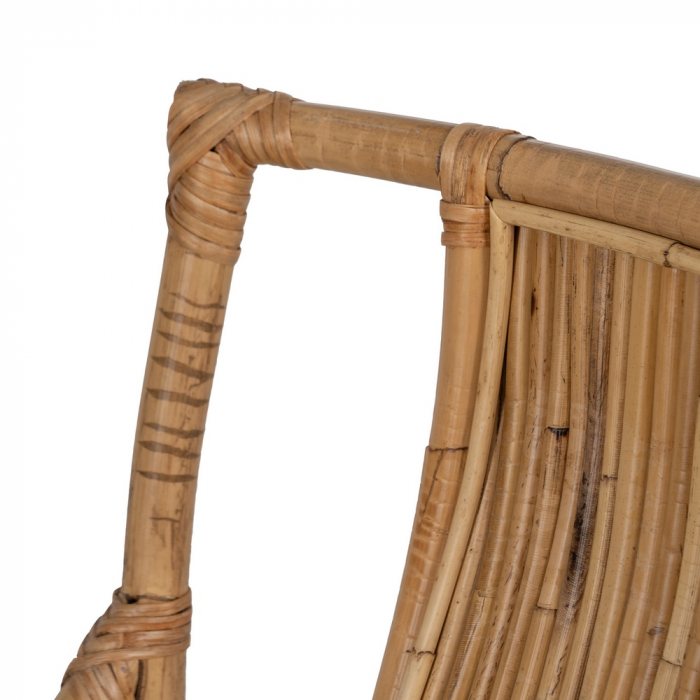 Scaun ratan vertical cu perna pentru relaxare|Scaune naturale cu design decorativ [7]