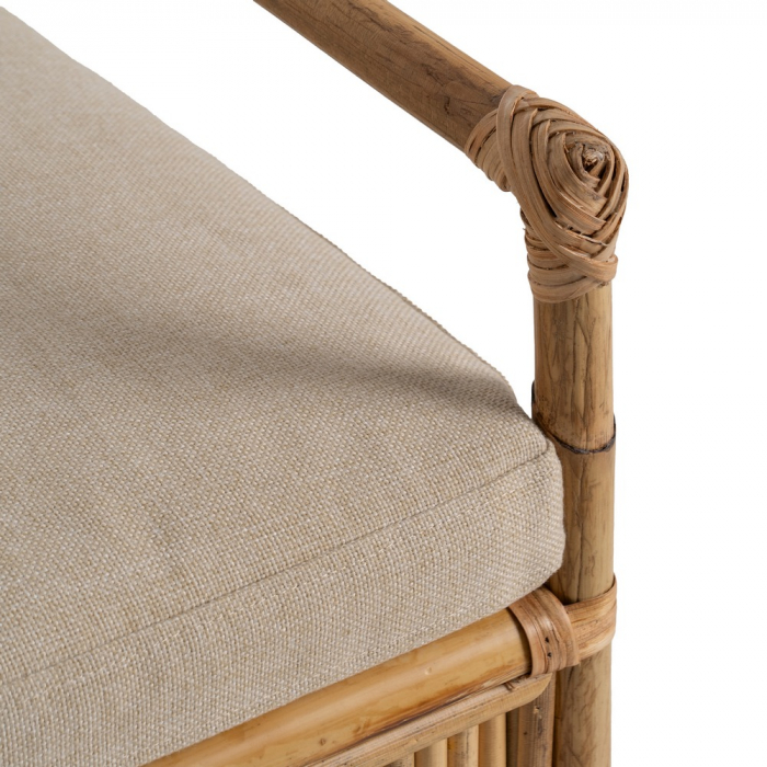 Scaun ratan vertical cu perna pentru relaxare|Scaune naturale cu design decorativ [9]