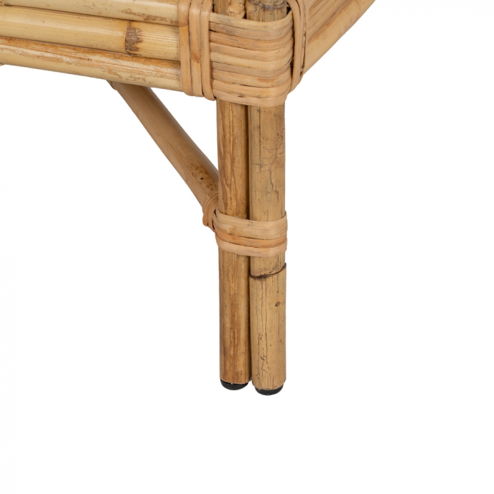 Fotoliu ratan cu tapițerie moale pentru lounge|Scaune confortabile din materiale naturale [11]