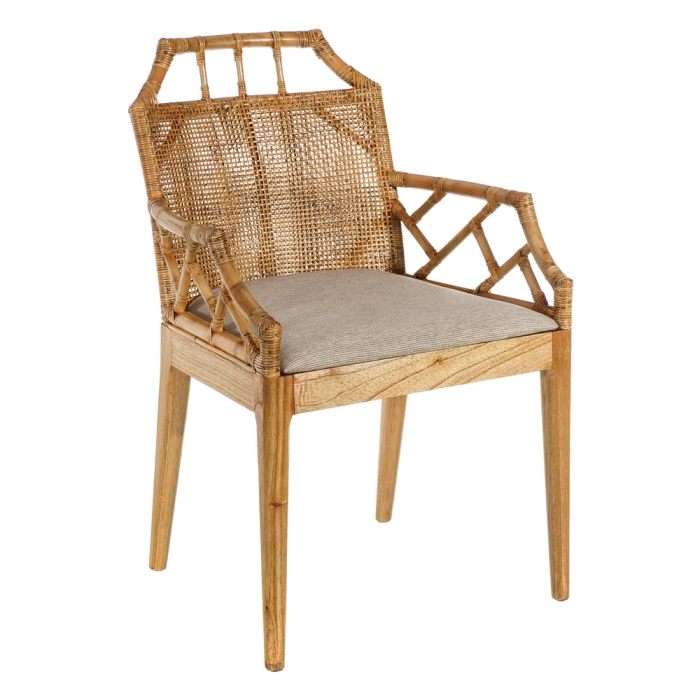 Scaun din ratan natural CreativDeco - Design elegant pentru dining si relaxare [1]