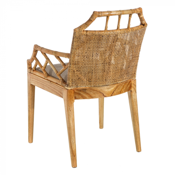 Scaun din ratan natural CreativDeco - Design elegant pentru dining si relaxare [3]