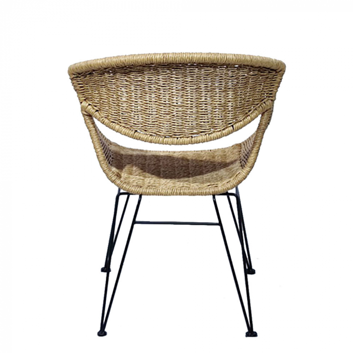 scaun boho ratan sintetic cadru metal havana [6]