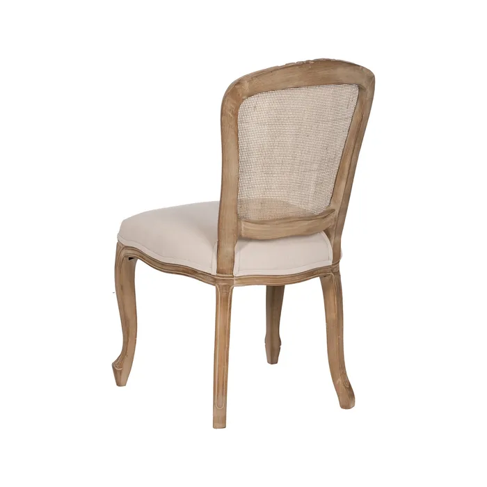 Scaun dining CLASIC PLUS, Lemn, Stofa In Crem - creativdeco.ro [5]