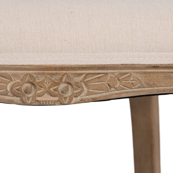 Scaun dining CLASIC PLUS, Lemn, Stofa In Crem - creativdeco.ro [7]