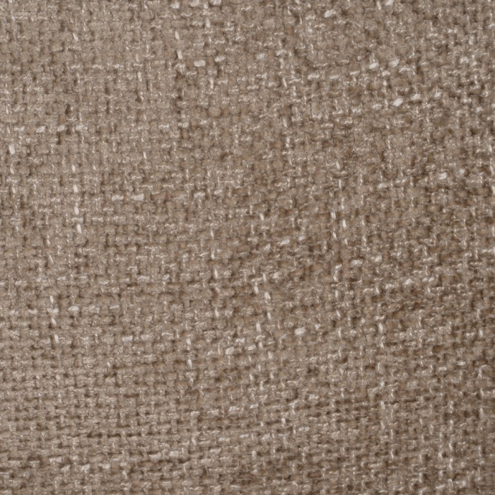 Scaun dining cu brațe bej maro din lemn cu șezut din stofă [13]